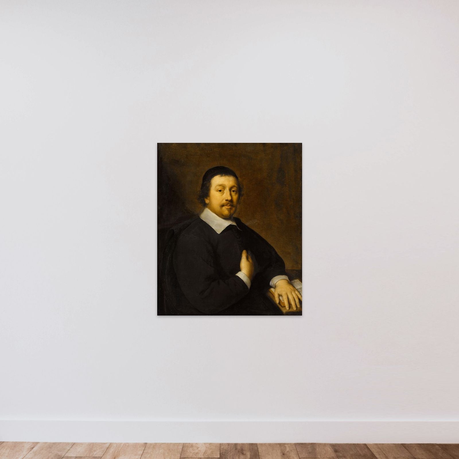 Johan van Someren (1622-76). Grand Pensionary of Nijmegen unframed — shown to scale