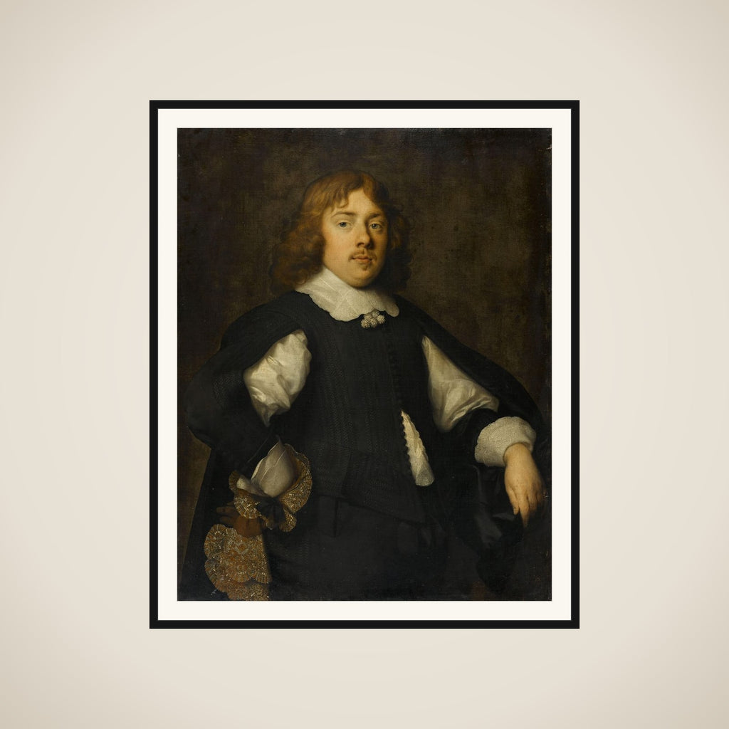 Portrait of Joan Pietersz Reael (1625-59) framed