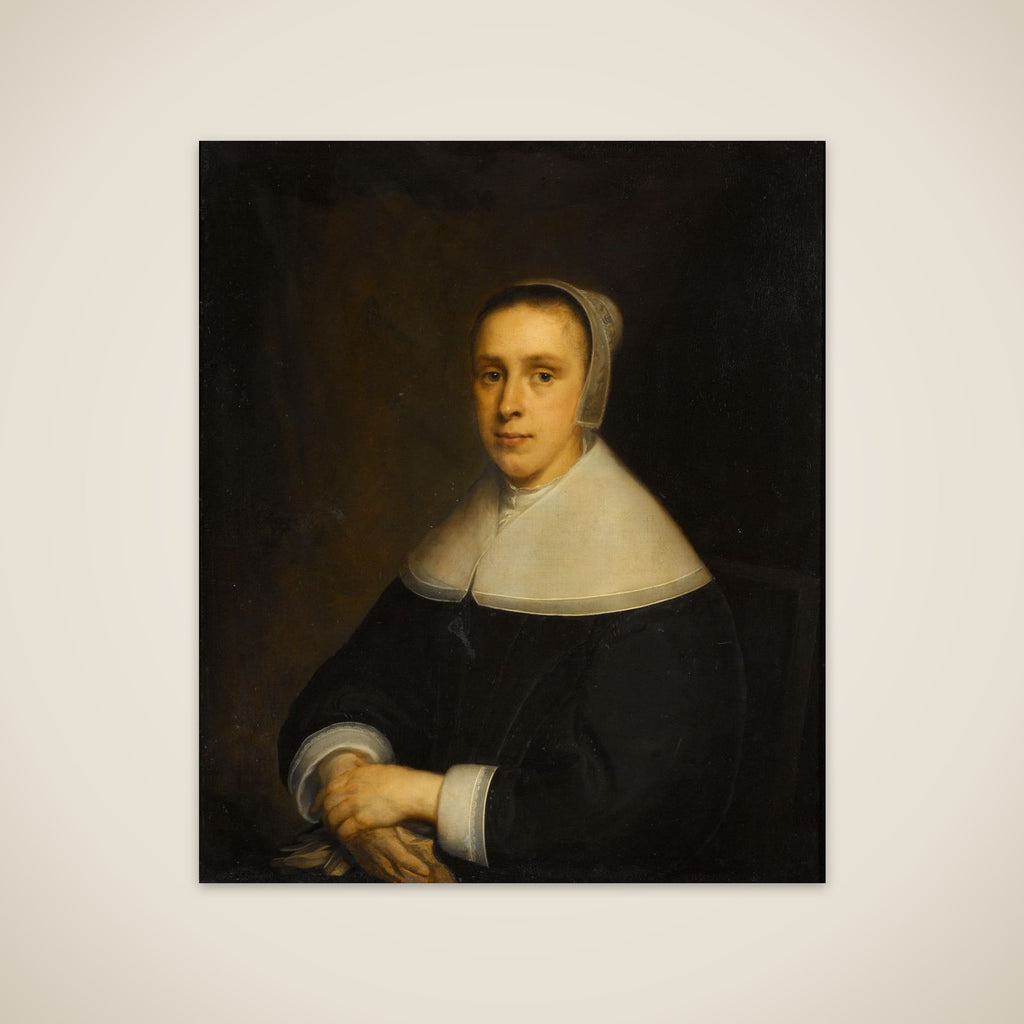 Portrait of Elisabeth Vervoorn (1617-73), Wife of Johan van Someren unframed print