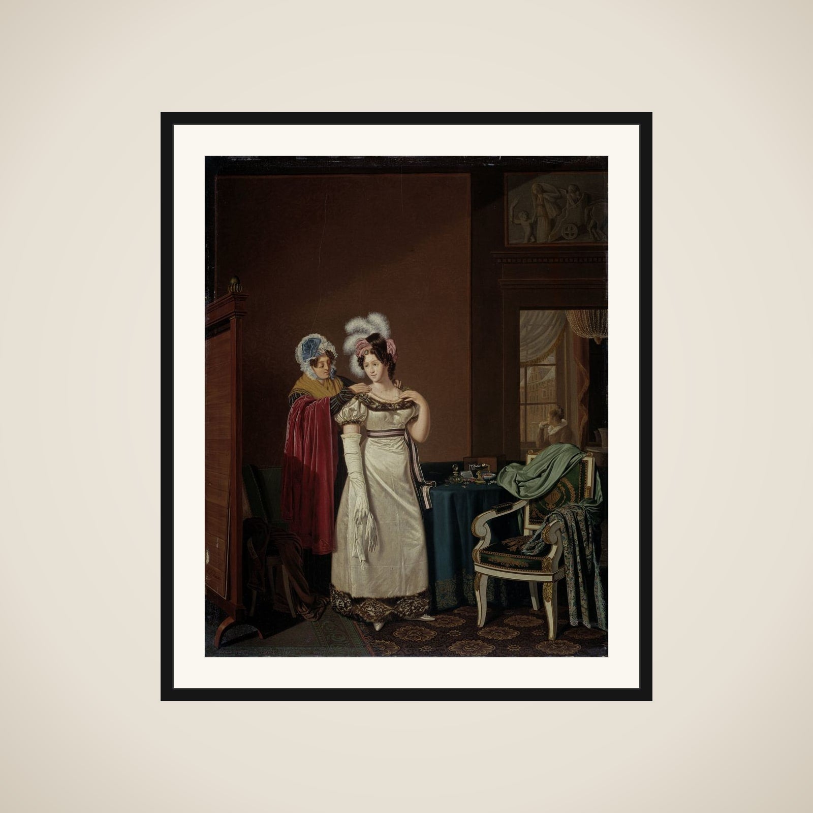 The Toilet framed