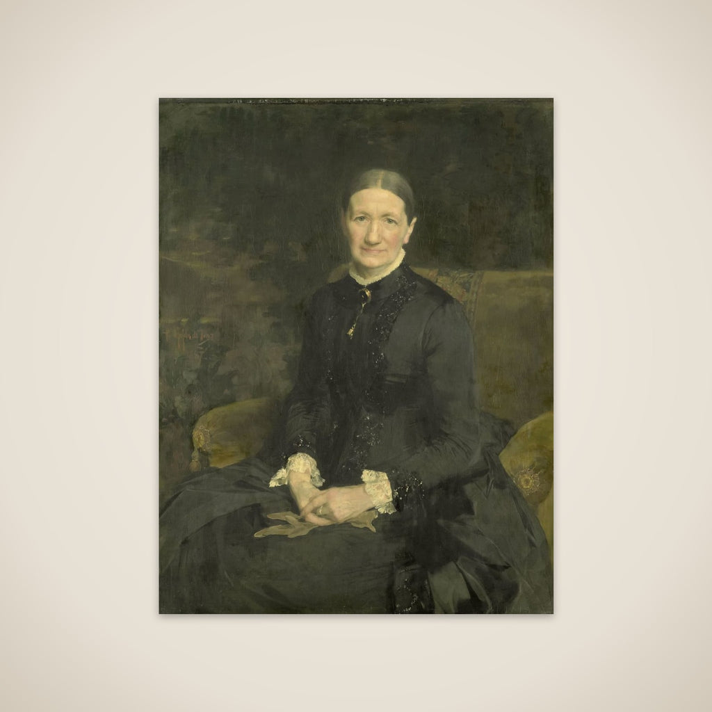 Mrs A.J. Zubli-Maschhaupt unframed print