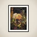 Yellow Roses in a Carafe framed
