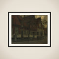 Houses on the Breedstraat, Enkhuizen framed
