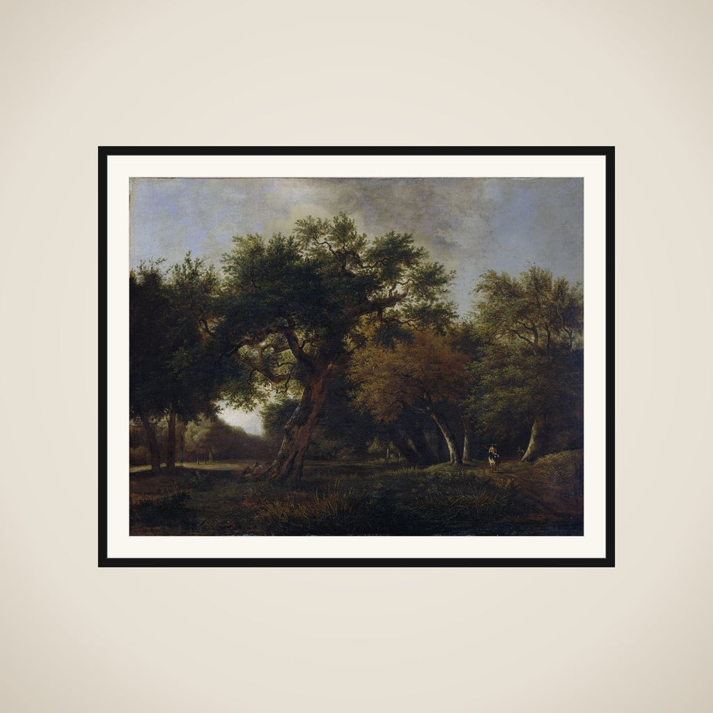 View in the Woods framed