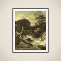 A Waterfall framed