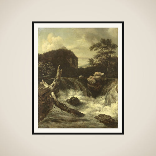 A Waterfall framed