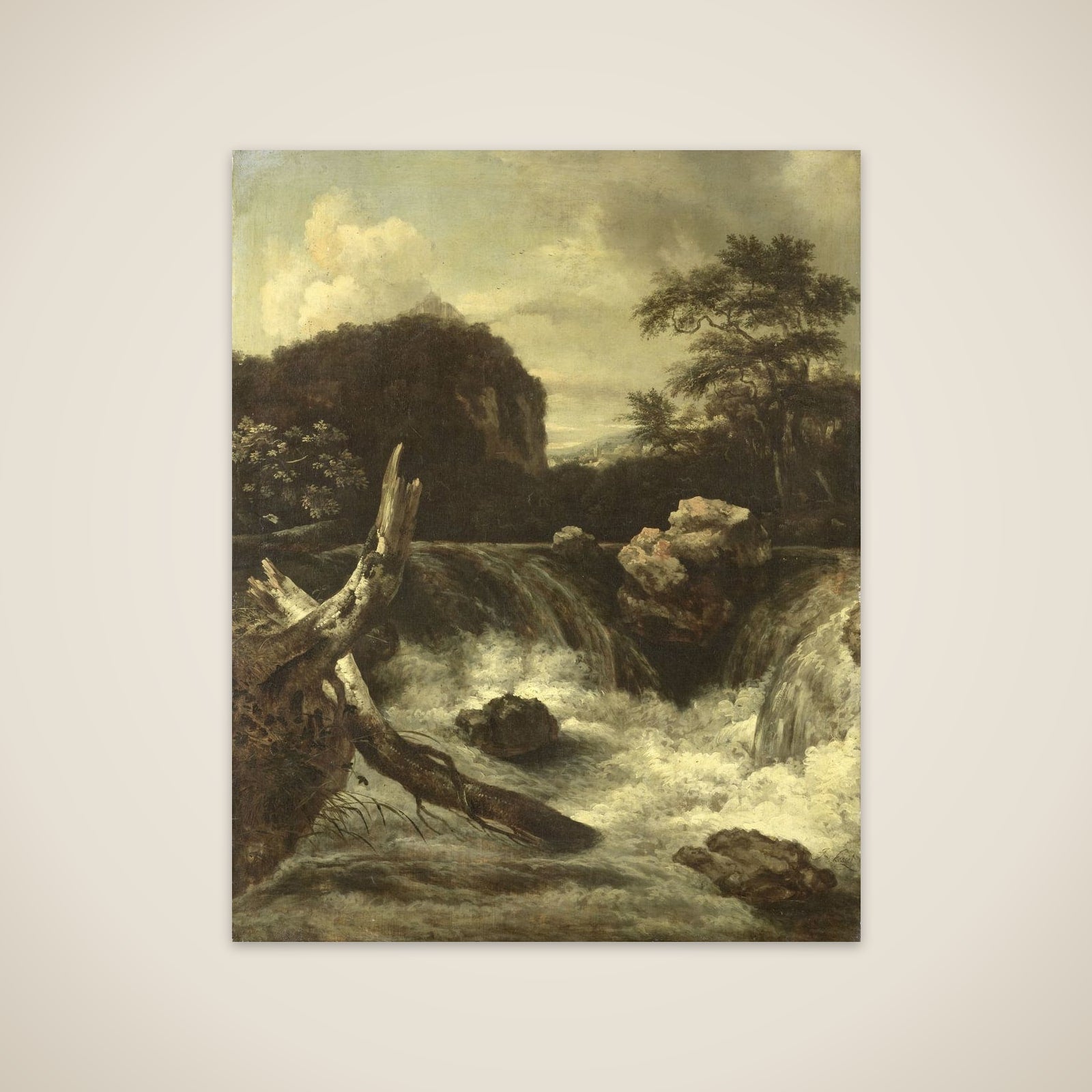 A Waterfall unframed print