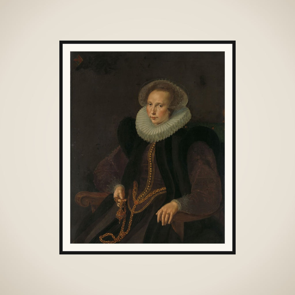 Griete Jacobsdr van Rhijn (1585-1652), Wife of Jacob Cornelisz Banjaert, called van Neck framed