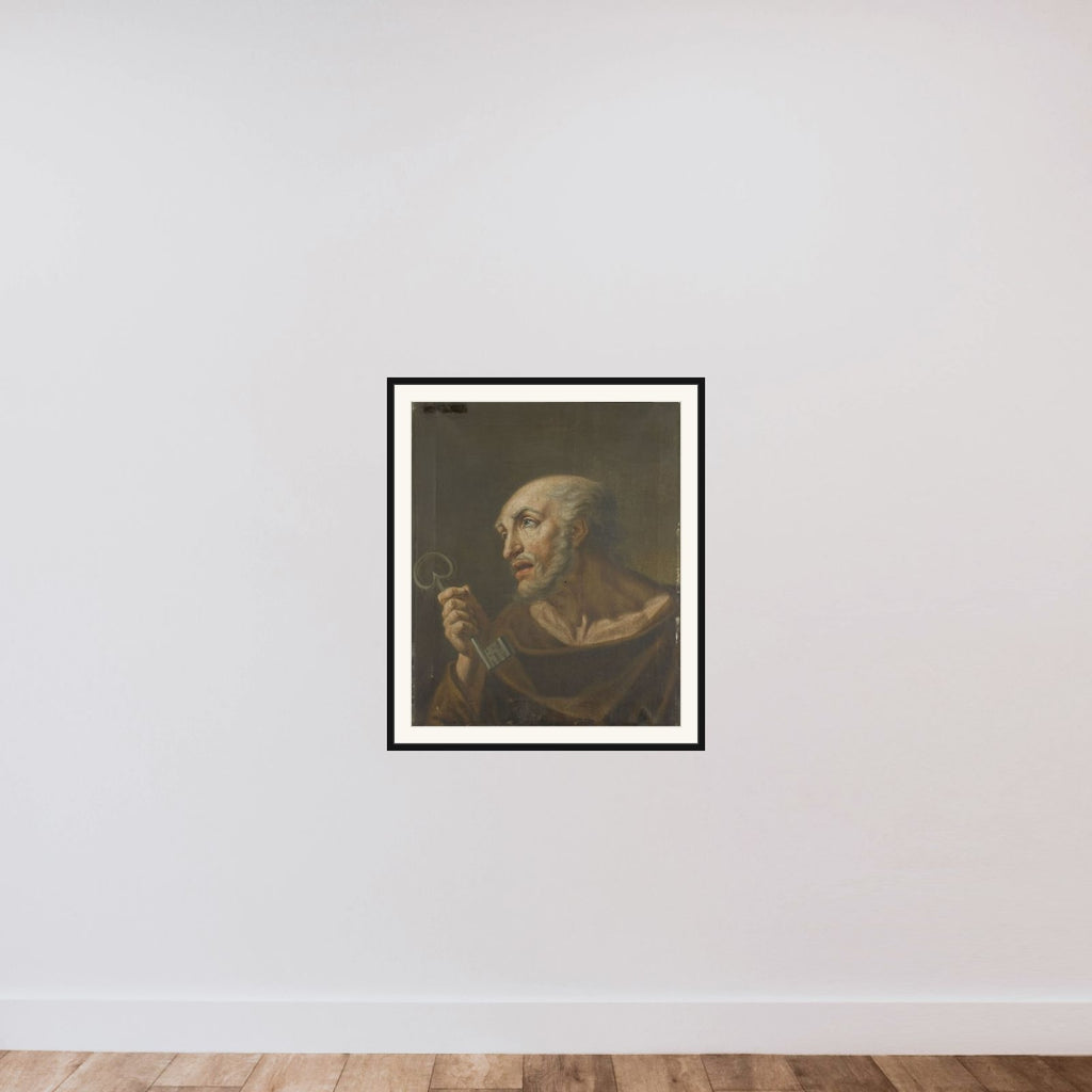 St Peter framed — shown to scale