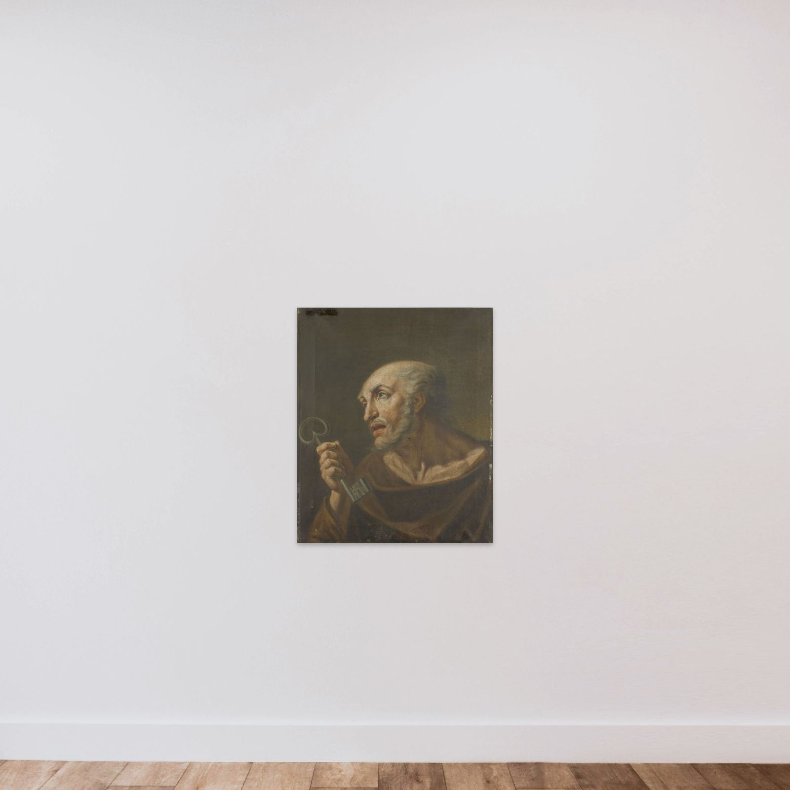 St Peter unframed — shown to scale