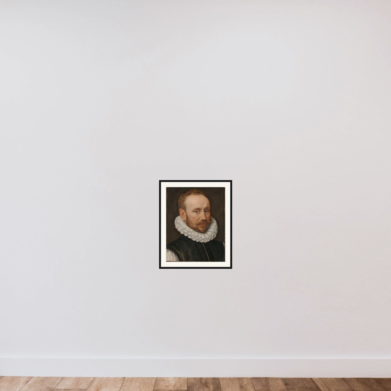 Portrait of a Man framed — shown to scale