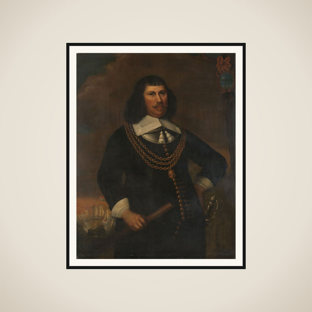 Pieter Florisz (ca. 1605-58), Vice-Admiral of the Northern District framed