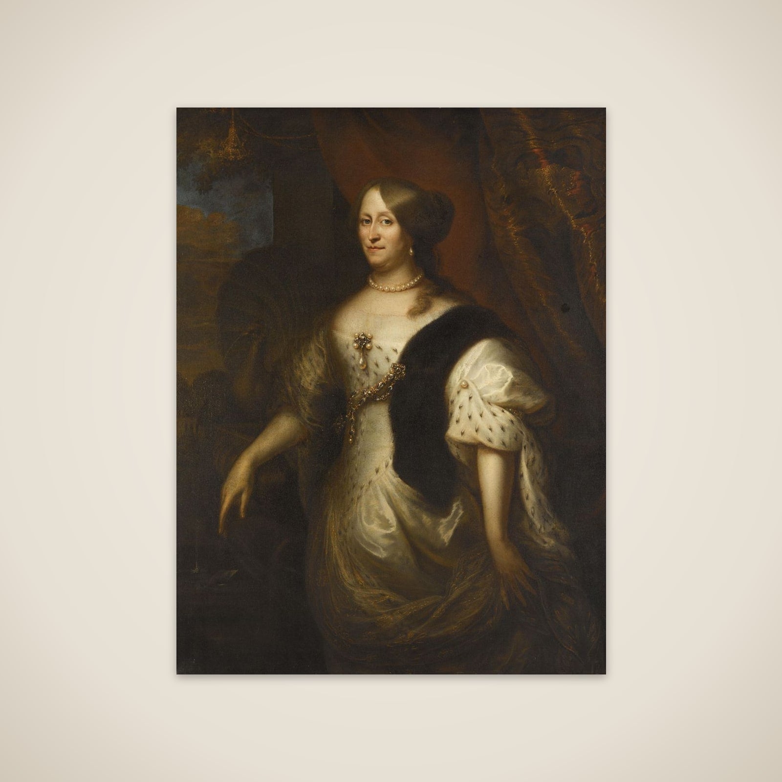 Cornelia Teding van Berkhout (1614-80), Wife of Maerten Harpertsz Tromp unframed print