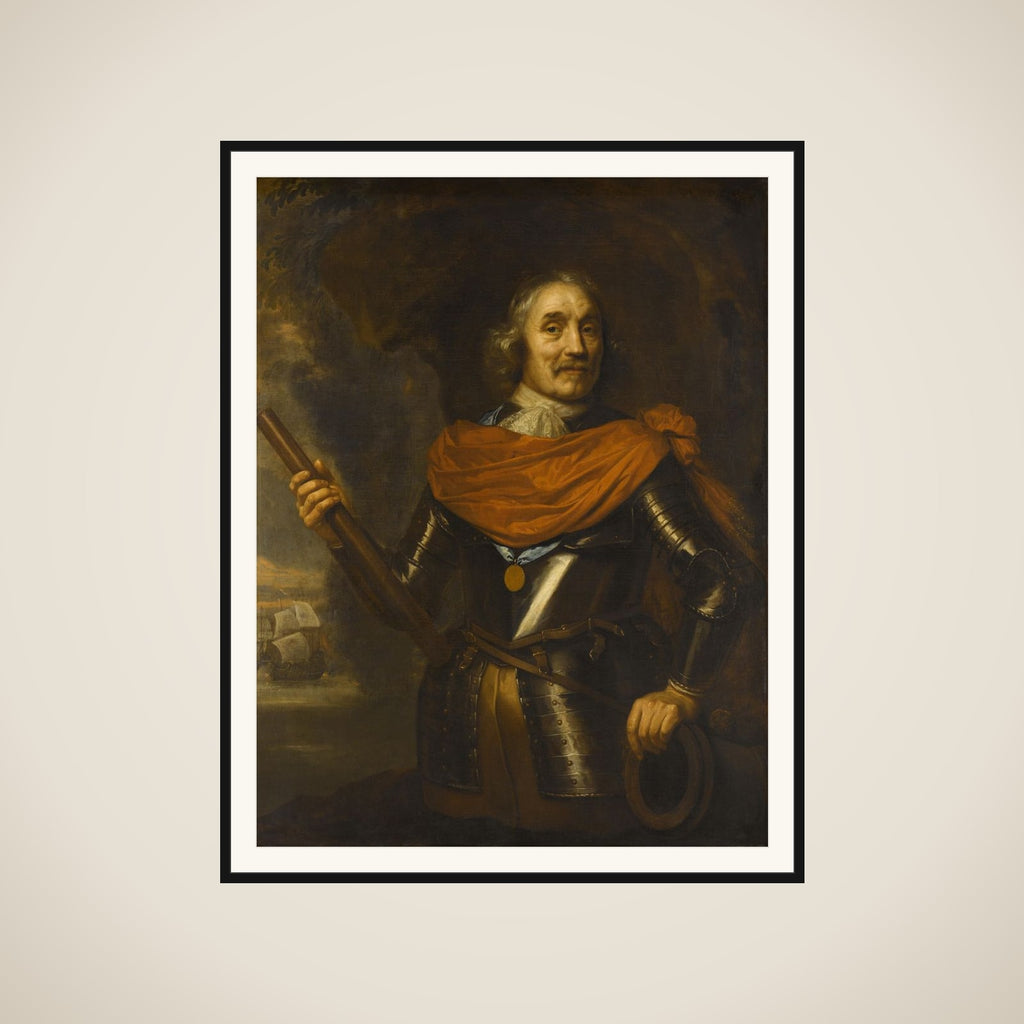 Maerten Harpertsz Tromp (1598-1653), Vice Admiral framed