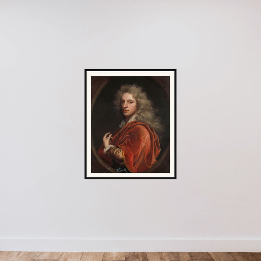 Self-Portrait framed — shown to scale