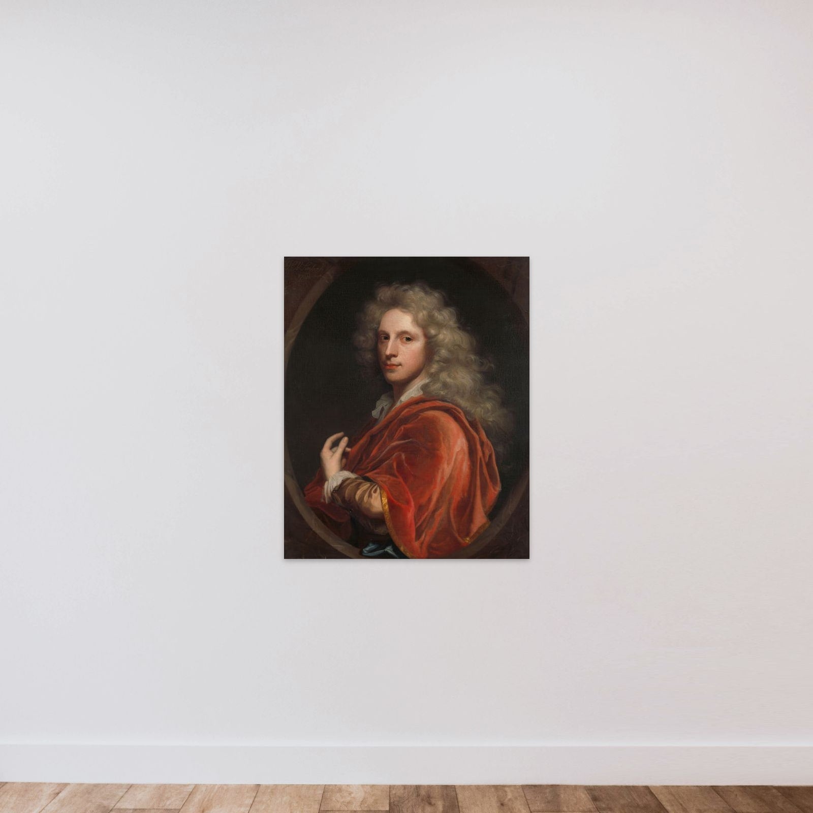 Self-Portrait unframed — shown to scale