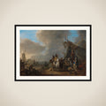 Army Camp framed