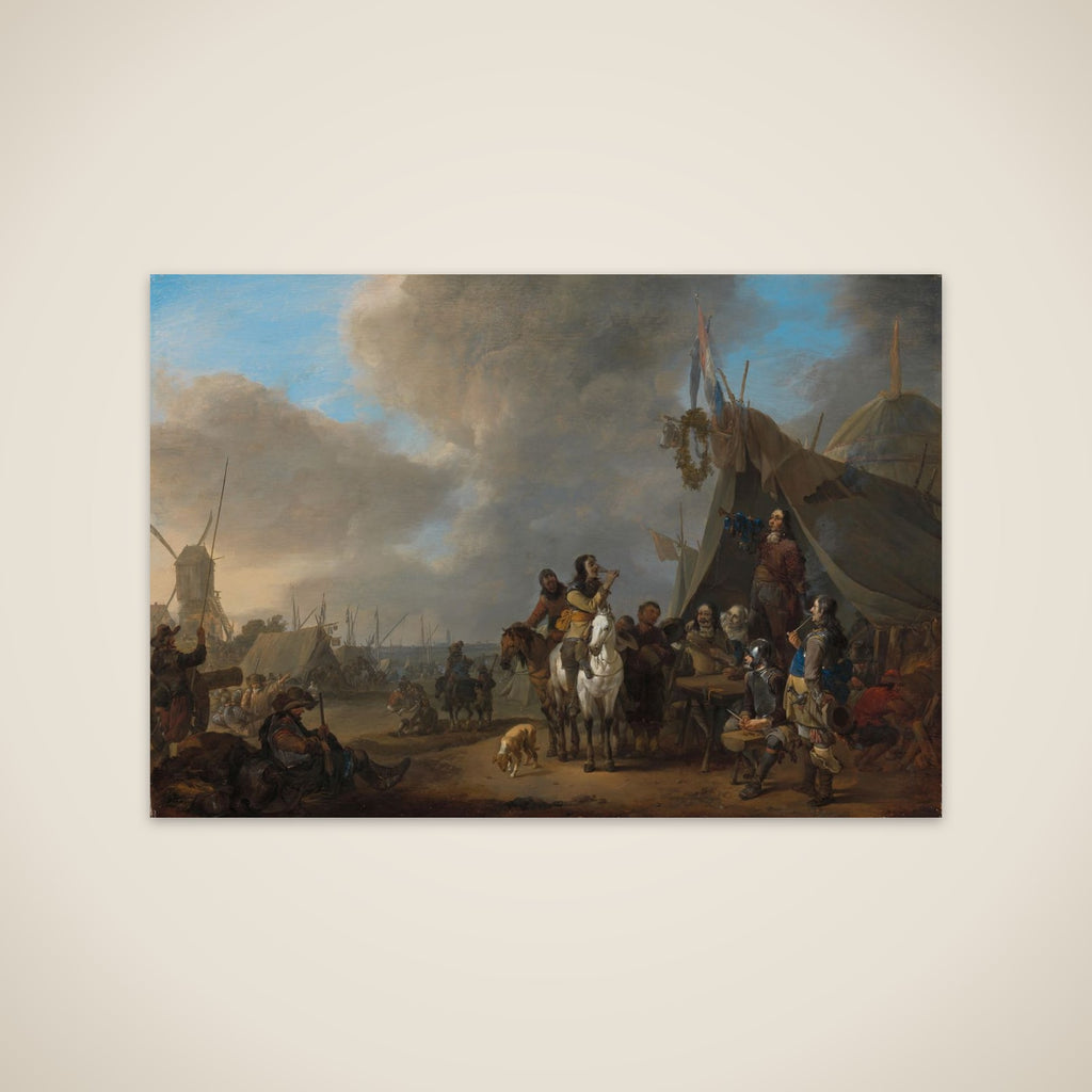 Army Camp unframed print