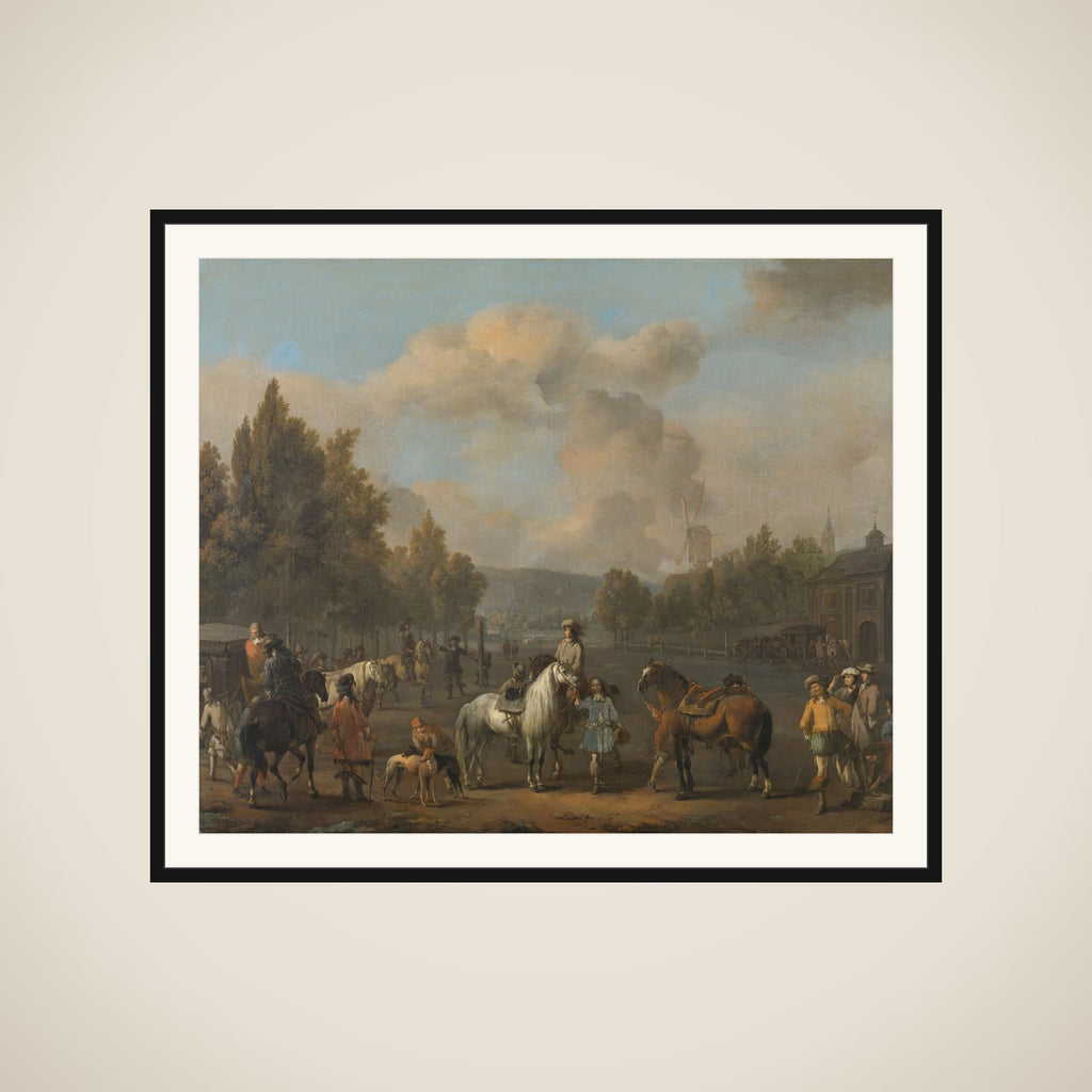 The Riding School framed