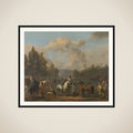 The Riding School framed