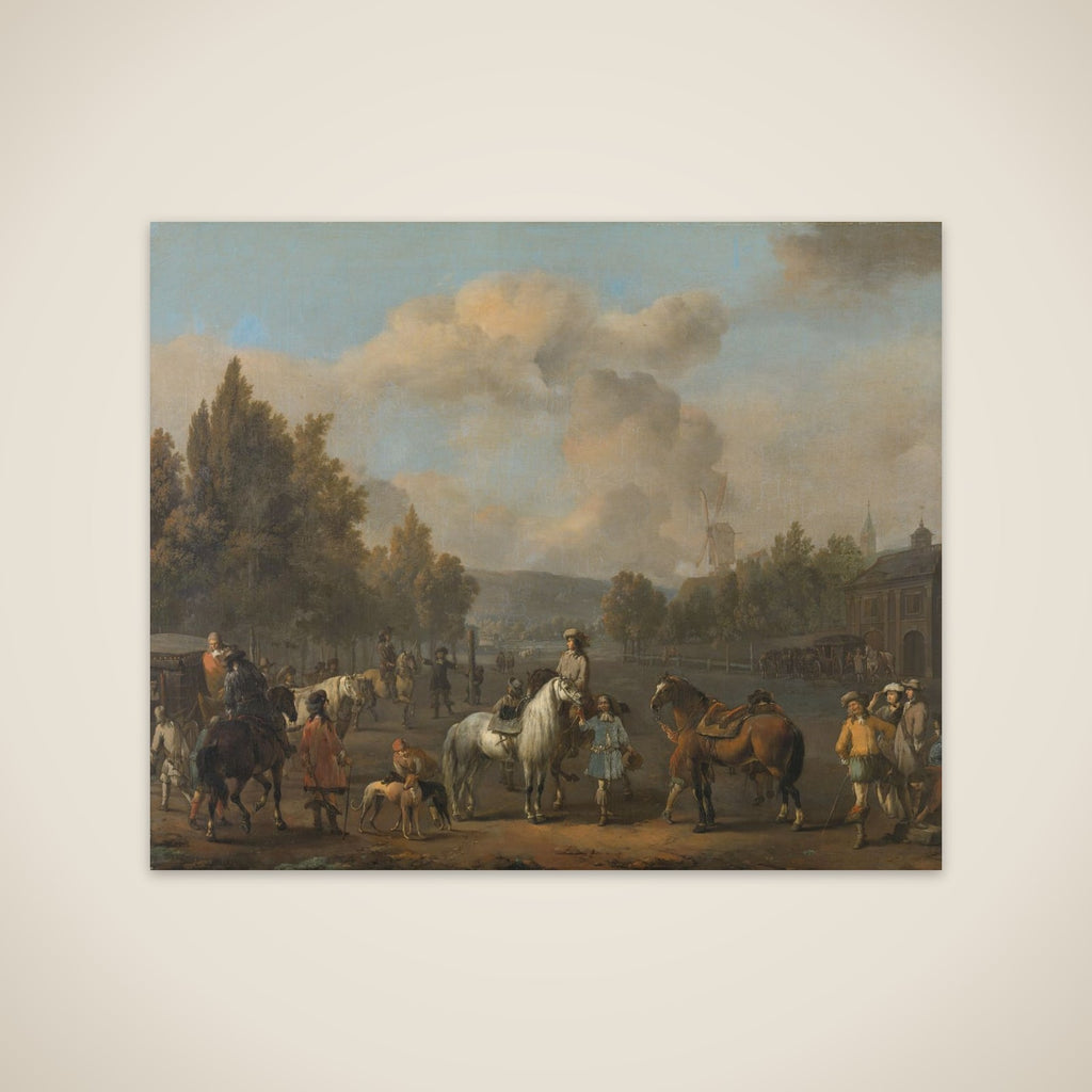 The Riding School unframed print