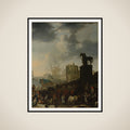 The Climbing of the Capitol with the Grey Horse of the Newly Elected Pope framed