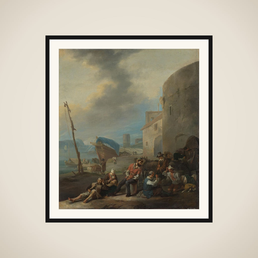 Italian Harbor framed