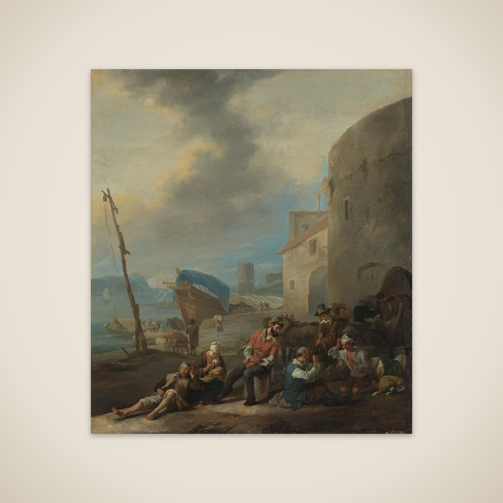 Italian Harbor unframed print