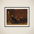 Two Men in a Seventeenth-century Interior, Called 'A Conference' framed