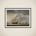 Ships off the Coast framed