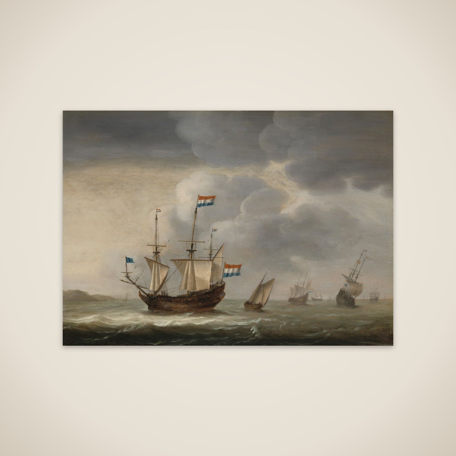 Ships off the Coast unframed print