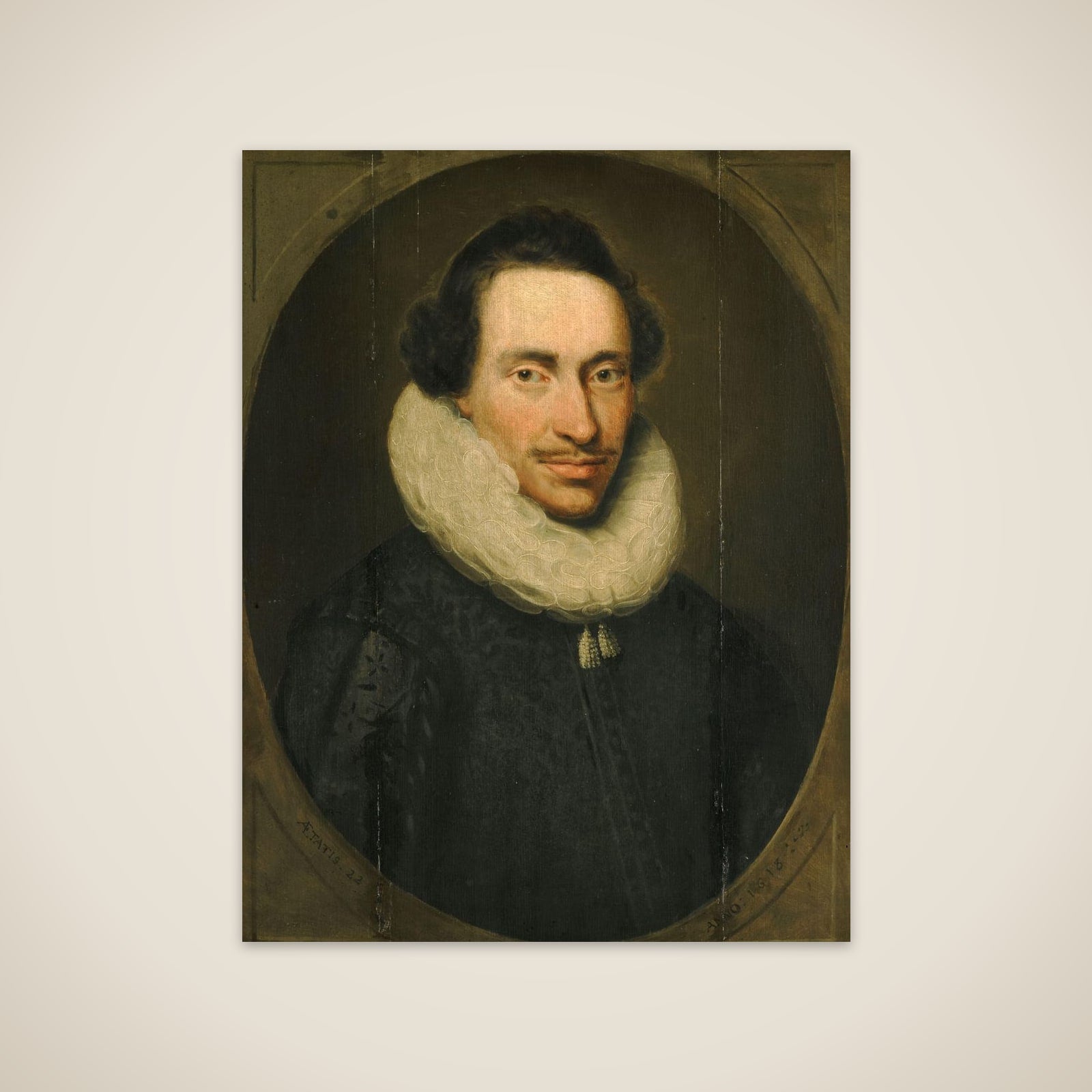 Portrait of Philippe le Mire (1596-?) unframed print
