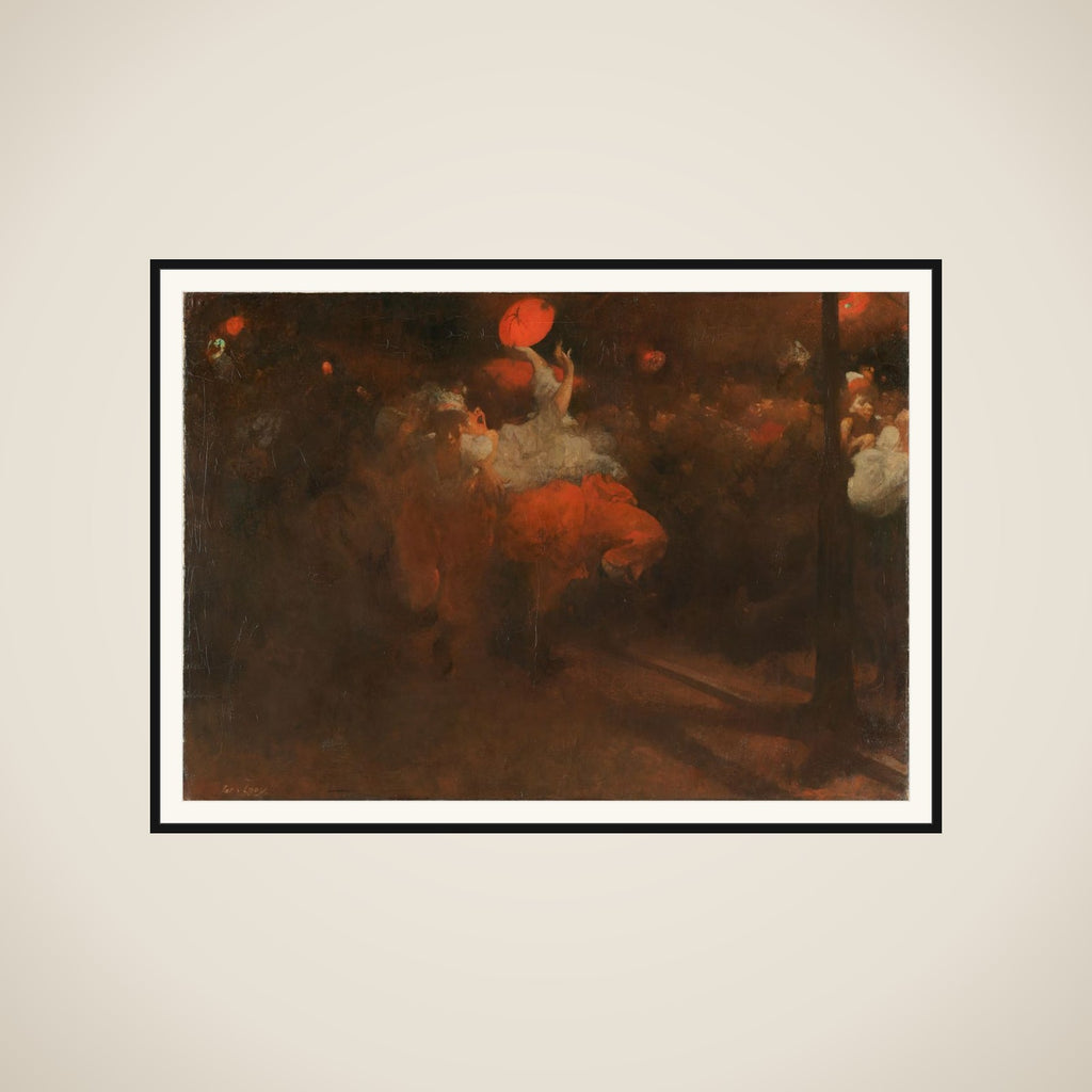 Orange Festival framed