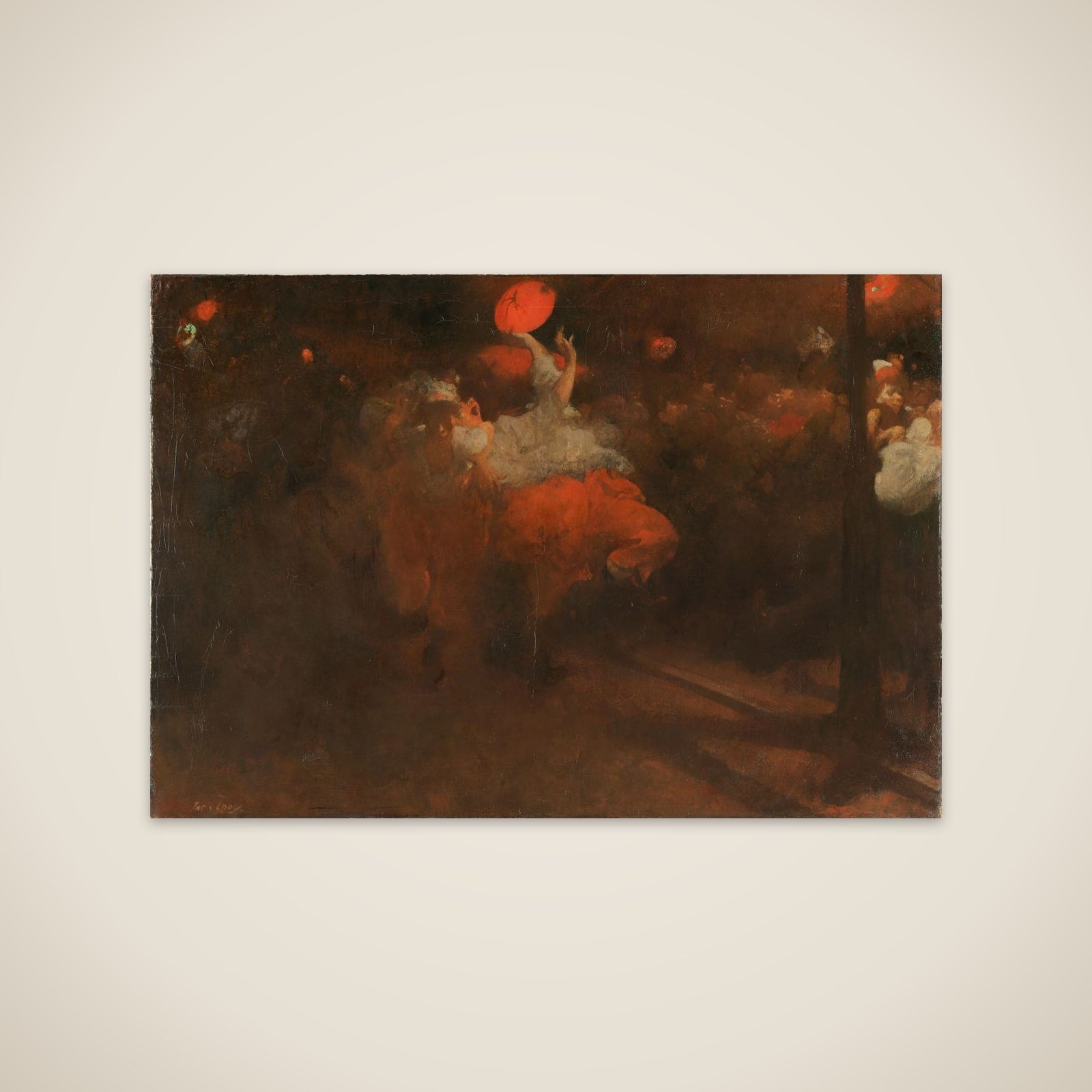 Orange Festival unframed print