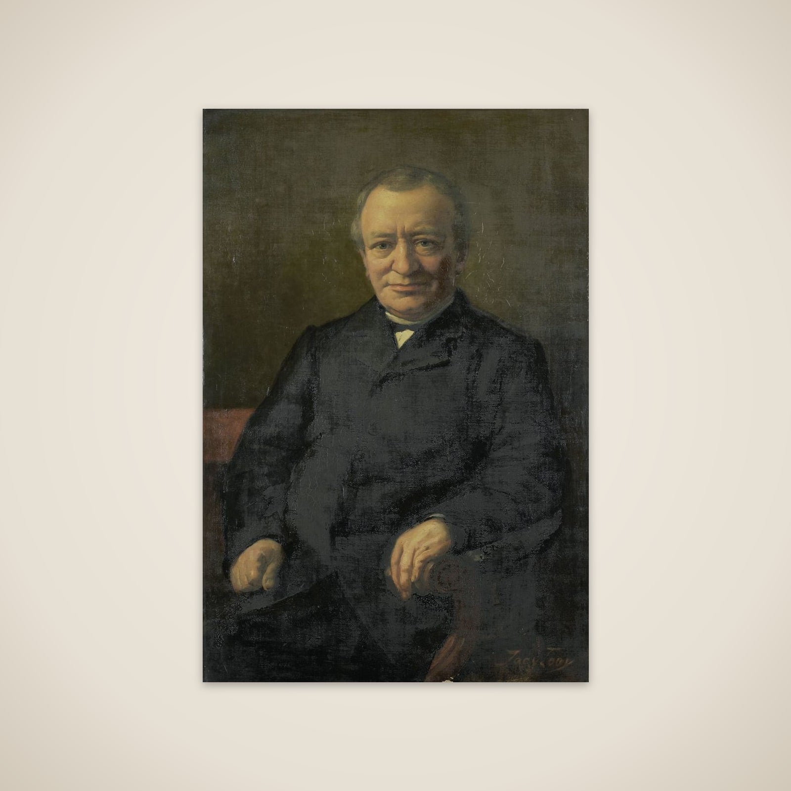 Anthonie Gerardus van der Hout (1820-92) unframed print