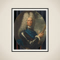 Portrait of Rear-Admiral Arent van Buren framed