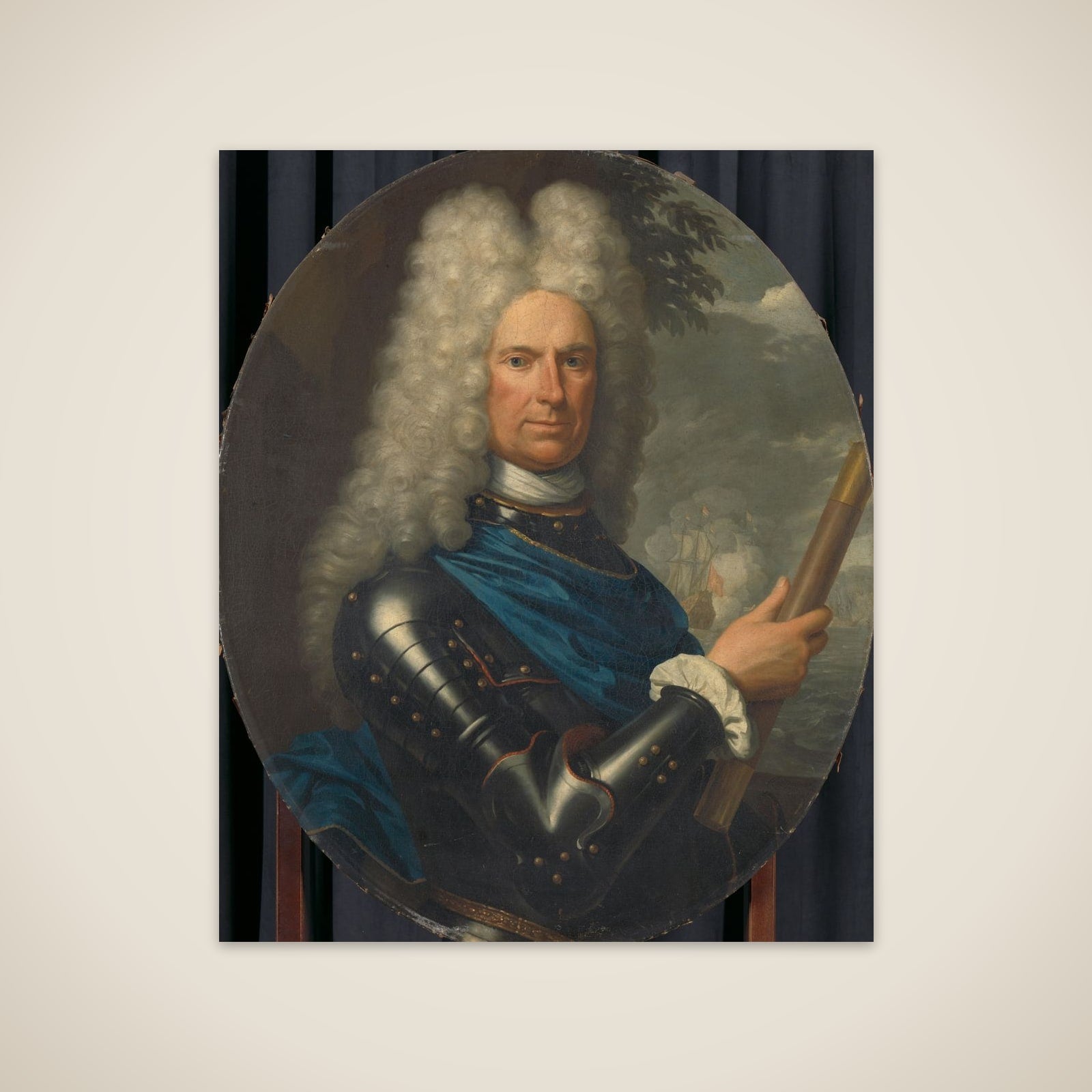 Portrait of Rear-Admiral Arent van Buren unframed print