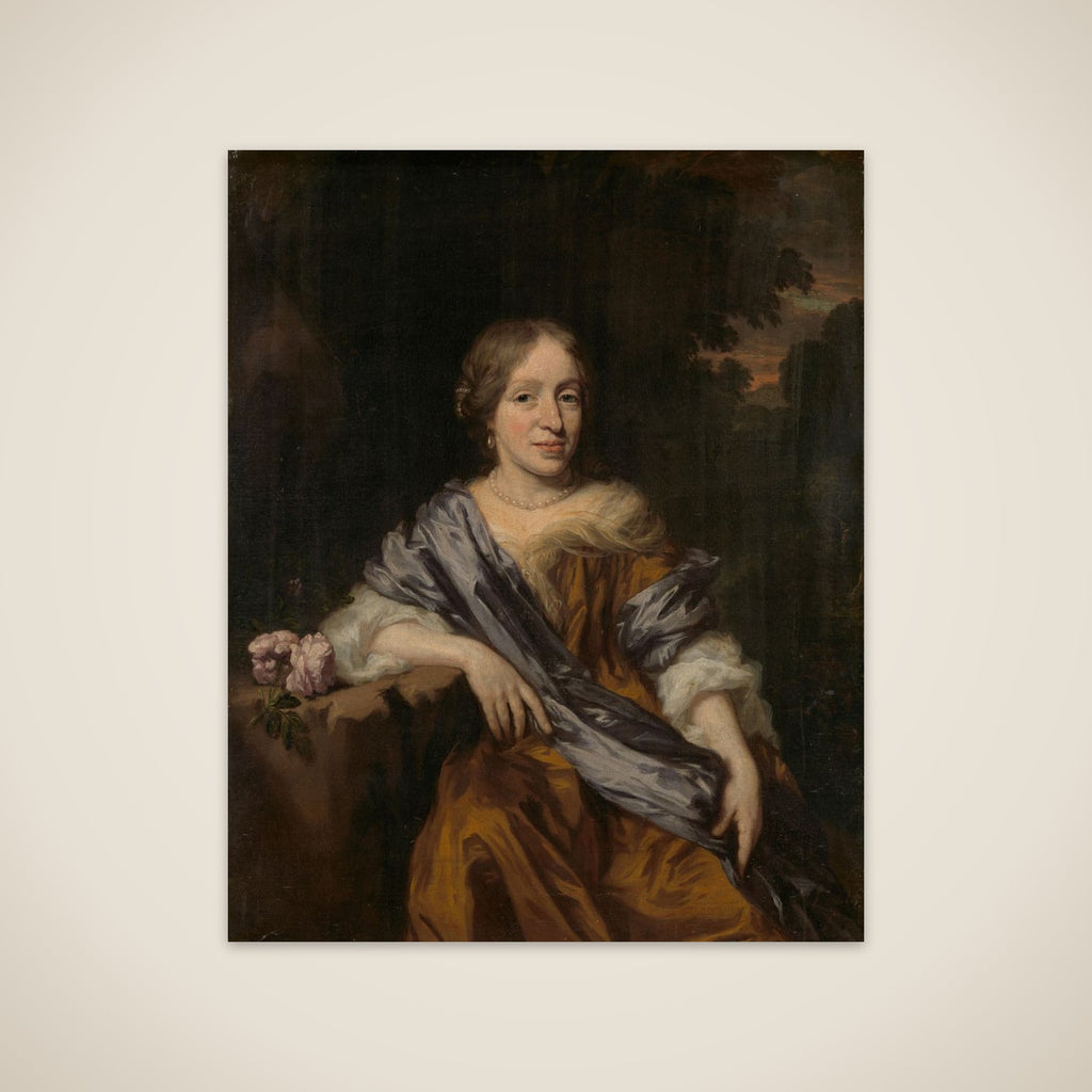 Portrait of Catharina Pottey, Sister of Willem and Sara Pottey unframed print