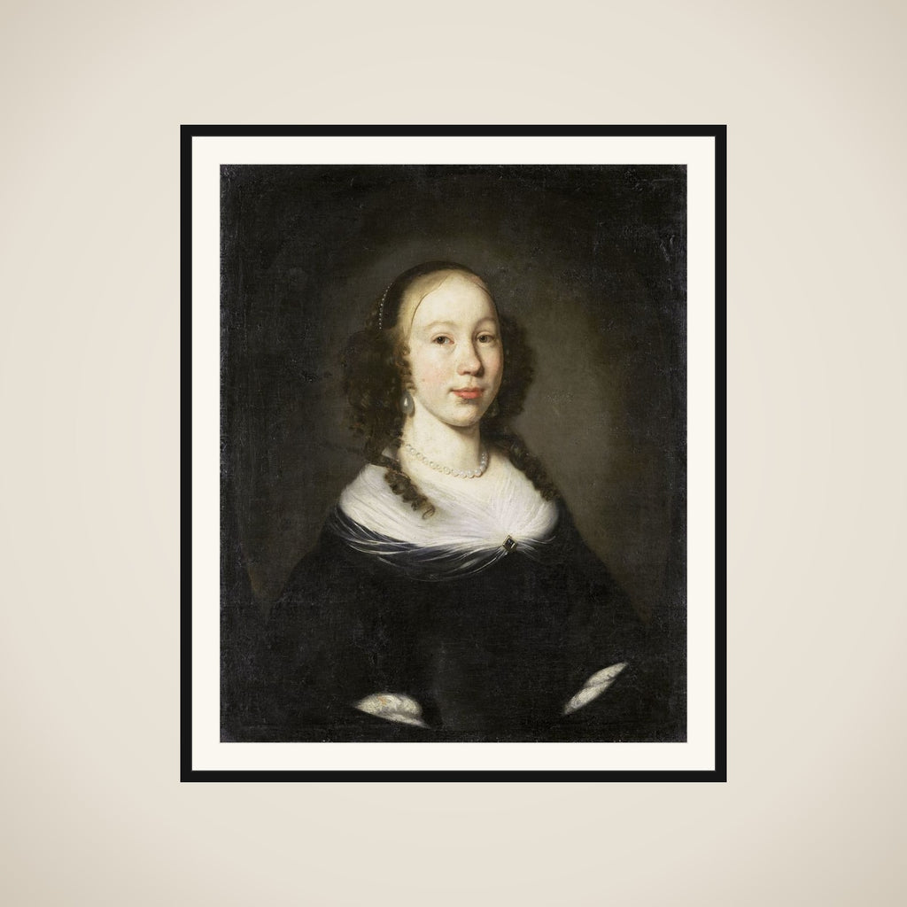 Portrait of a young Woman framed