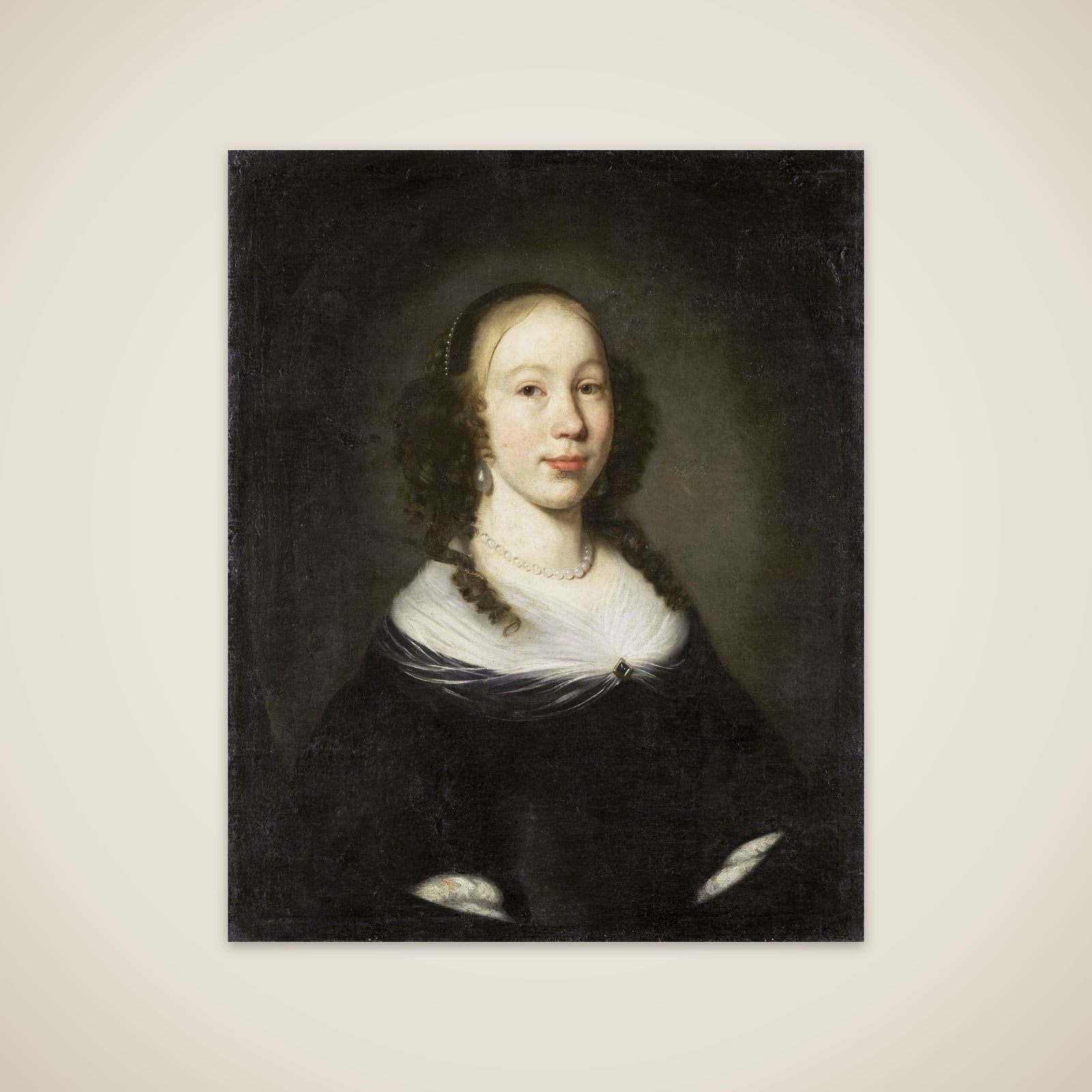 Portrait of a young Woman unframed print