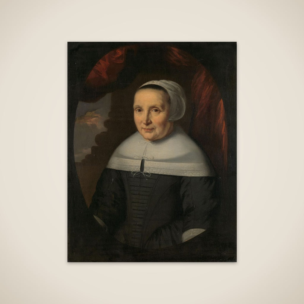 Portrait of Aeltje Denijs (born 1598/99) unframed print