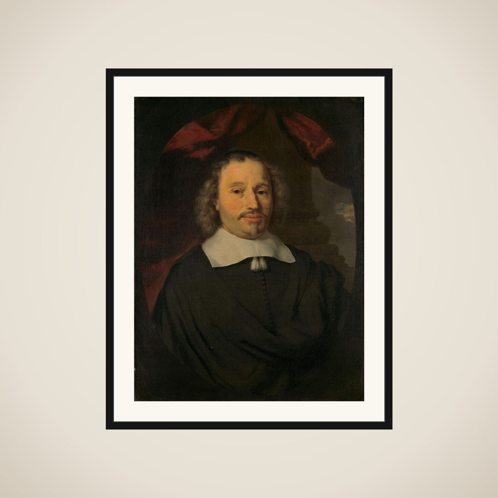 Portrait of Hendrick Wijnands  (1601/02-1676) framed