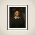 Portrait of Hendrick Wijnands  (1601/02-1676) framed