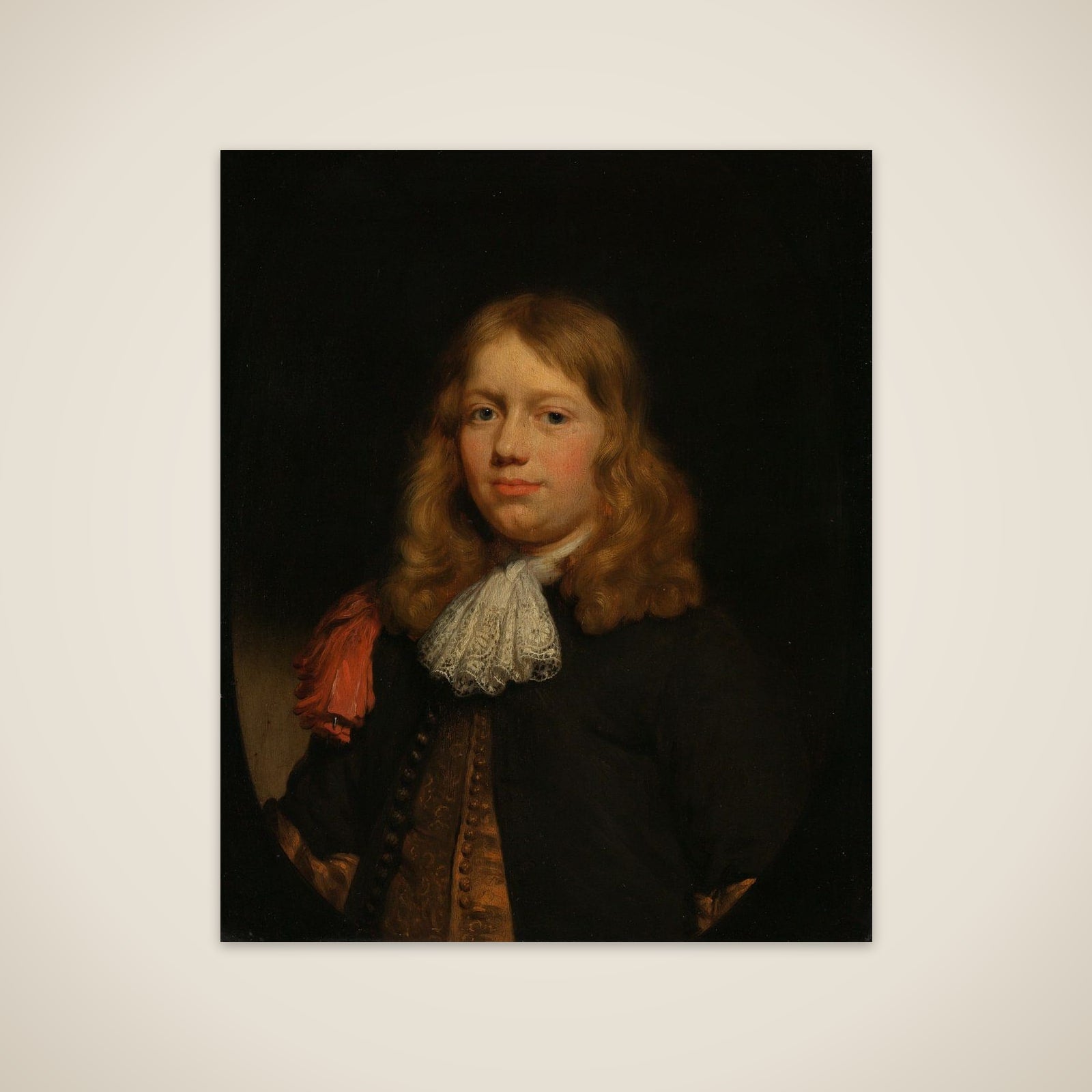 Portrait of a young Man unframed print