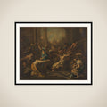 The Raising of Lazarus framed