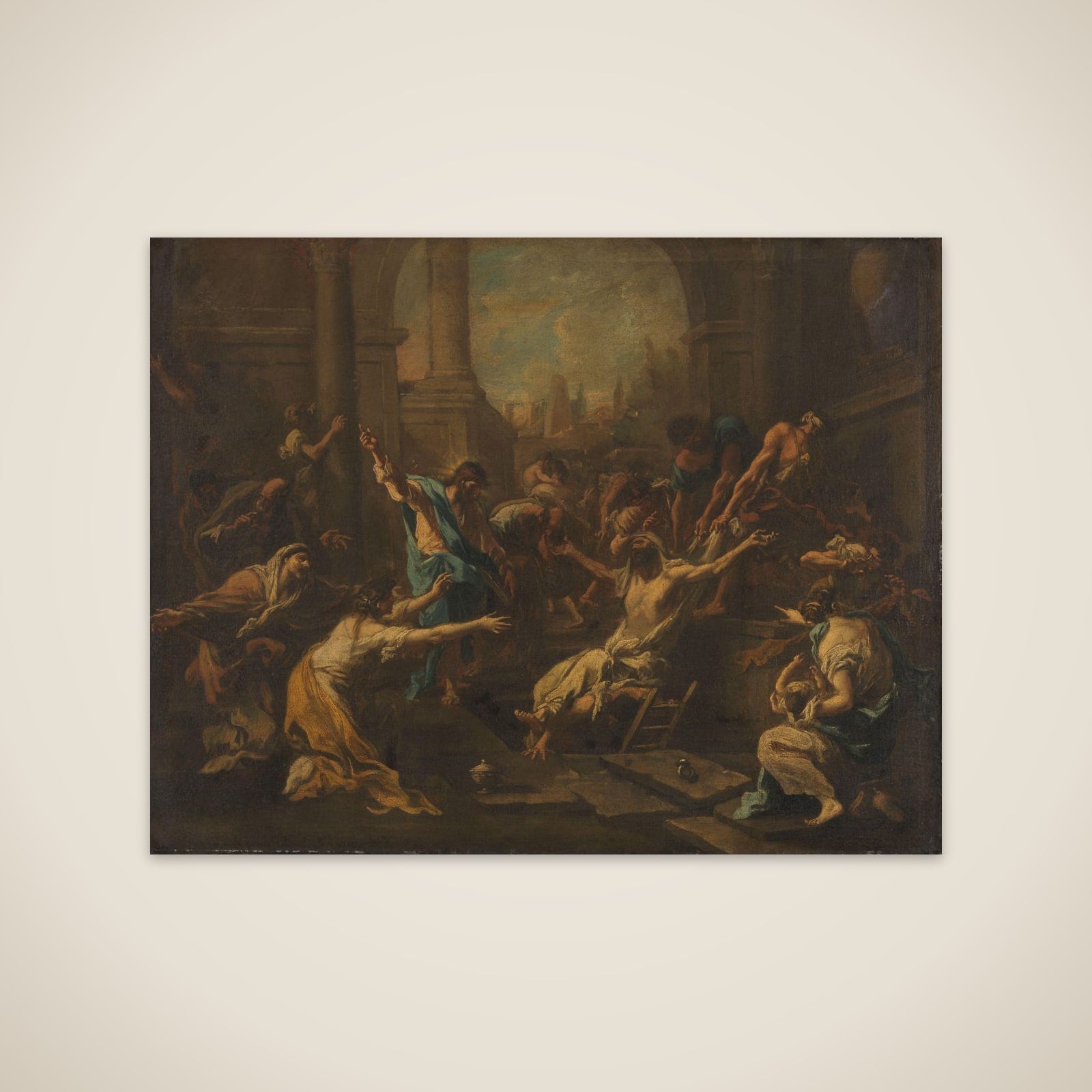 The Raising of Lazarus unframed print