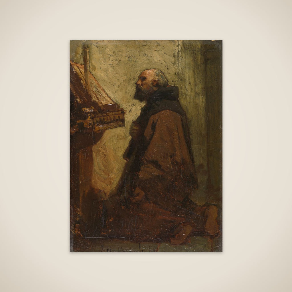 Praying Monk (Monk at his Devotions) unframed print
