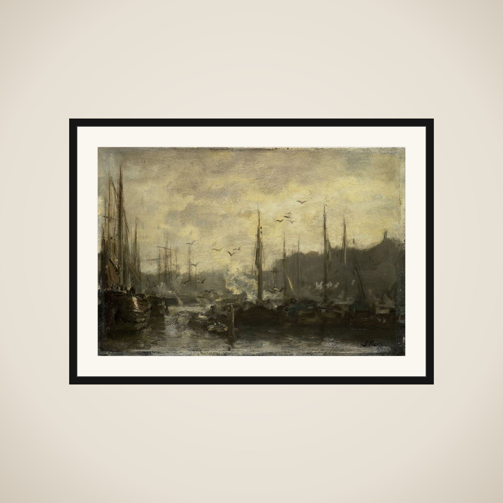 Harbor View framed