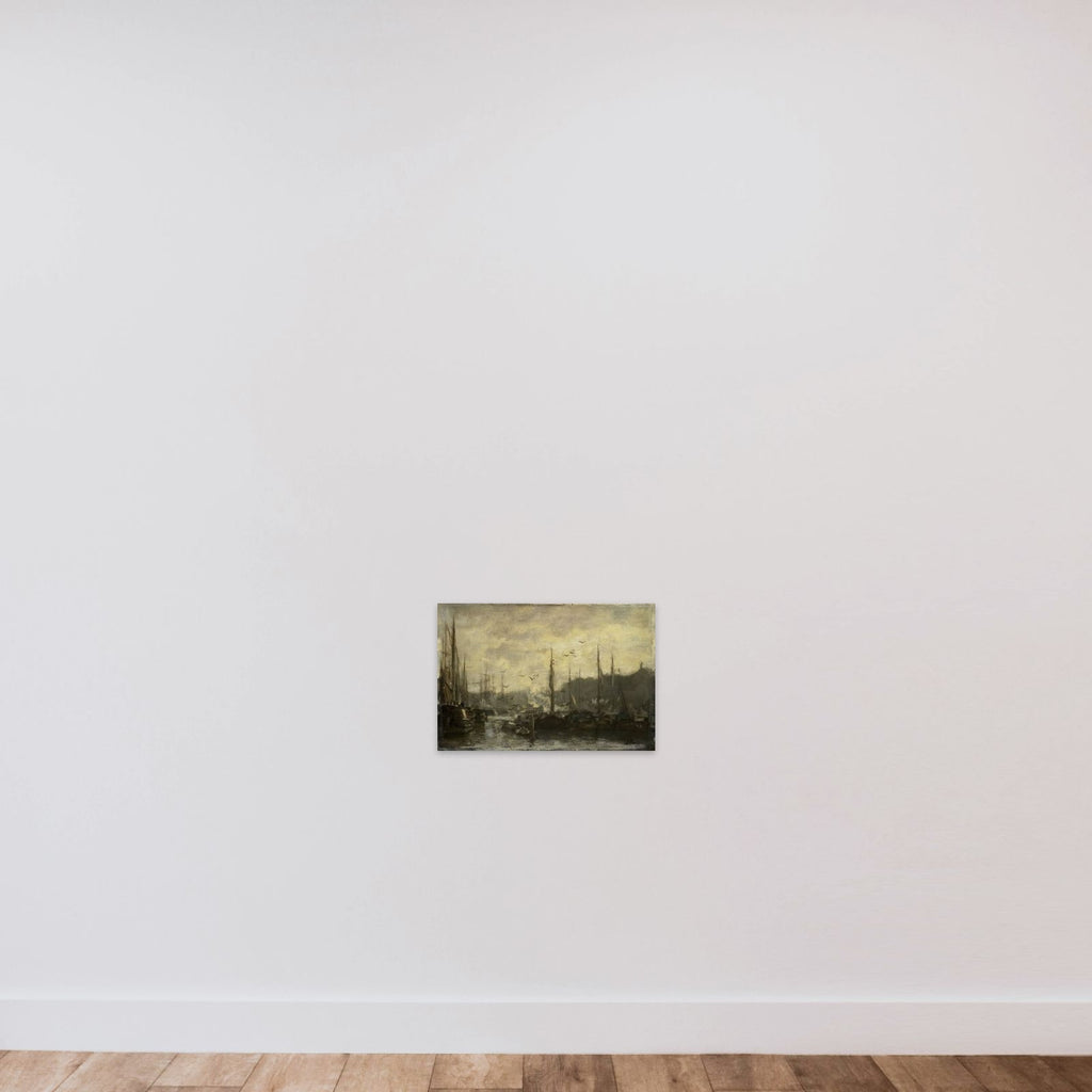 Harbor View unframed — shown to scale