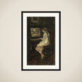 Girl at the Piano framed